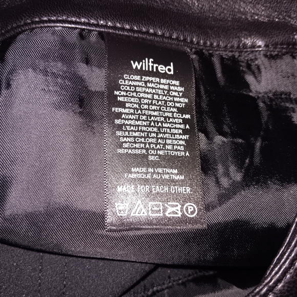 Wilfred Black Leather Trousers - Picture 9 of 10